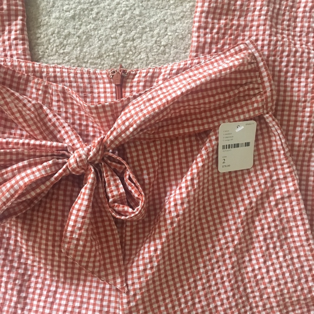 Free People West Side Tie Gingham Pants - Picture 5 of 5